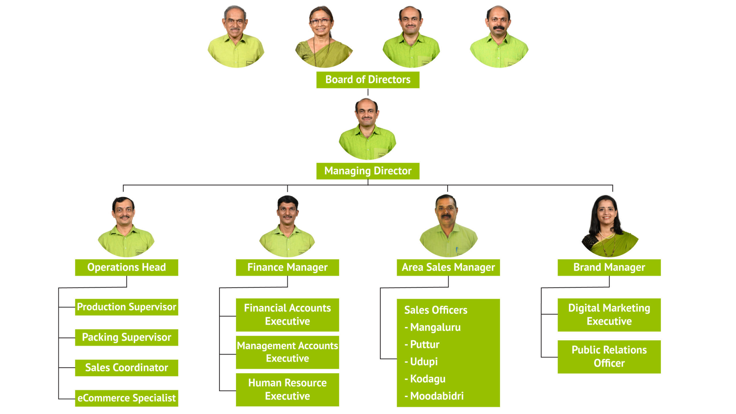 Cocoguru Organization Structure