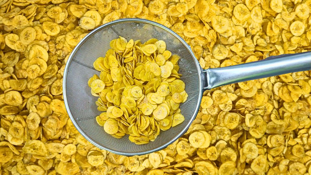 Banana Chips Fried in Coconut Oil